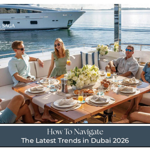 Latest trends in Dubai Blog Banner by Travel Saga Tourism