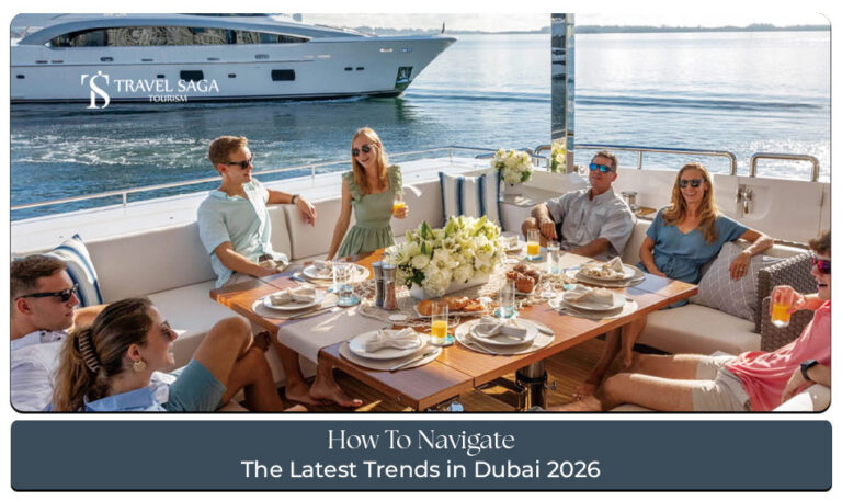 Latest trends in Dubai Blog Banner by Travel Saga Tourism