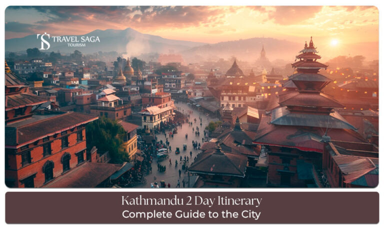 Kathmandu 2 day itinerary Blog Banner by Travel Saga Tourism