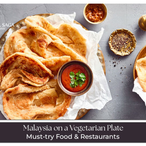 Vegetarian food in Malaysia Blog Banner by Travel Saga Tourism