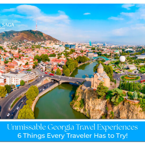 Things to do in Georgia Blog Banner by Travel Saga Tourism