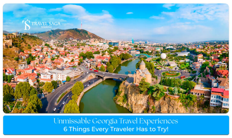 Things to do in Georgia Blog Banner by Travel Saga Tourism