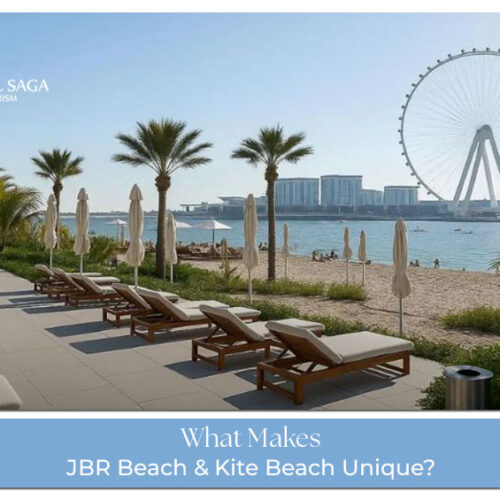 JBR Beach Dubai Blog Banner By Travel Saga Tourism