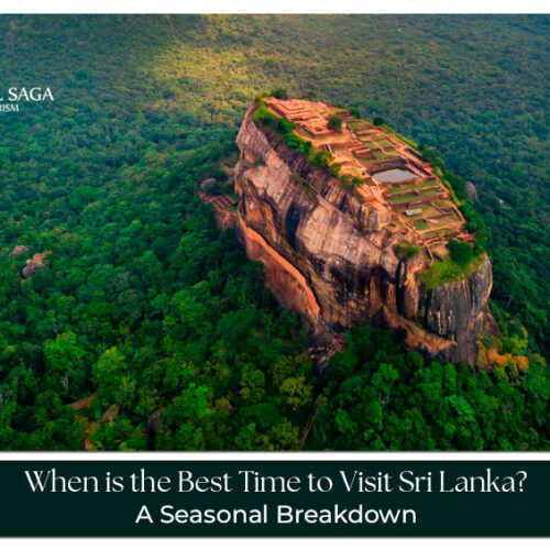 Best Time to visit Sri Lanka Blog Banner By Travel Saga Tourism