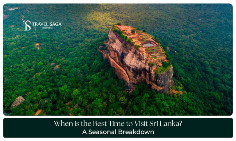 Best Time to visit Sri Lanka Blog Banner By Travel Saga Tourism