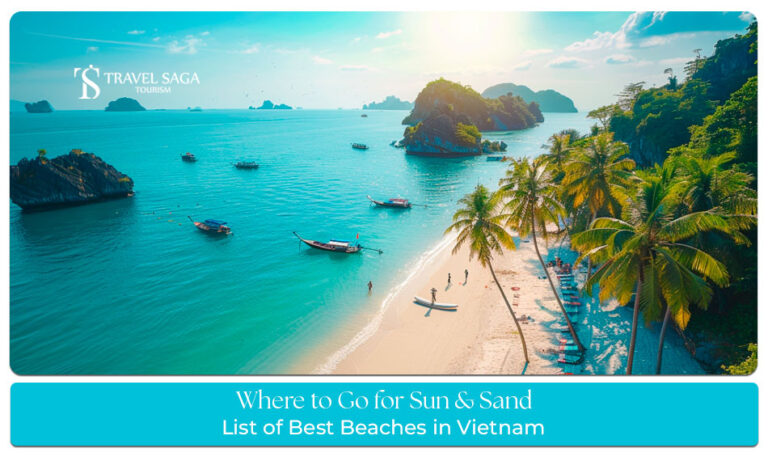 Best beaches in Vietnam Blog Banner by Travel Saga Tourism