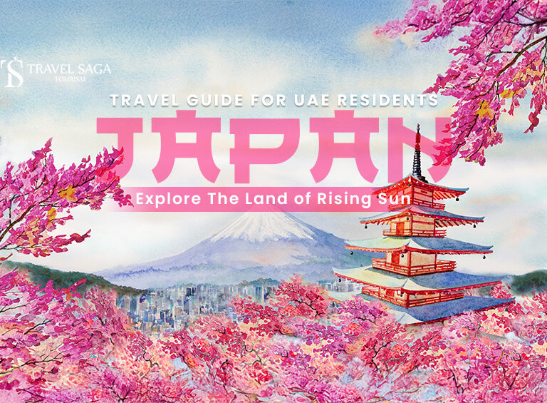 Japan Visa for UAE Residents Blog Banner by Travel Saga Tourism