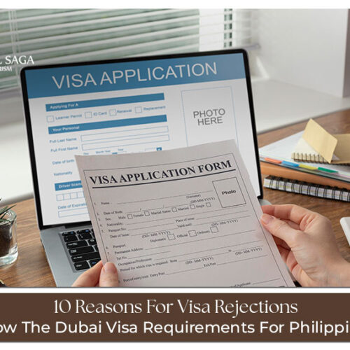 Dubai visa requirements for Philippines Blog Banner by Travel Saga Tourism
