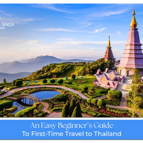 First Time Travel to Thailand Blog Banner by Travel Saga Tourism