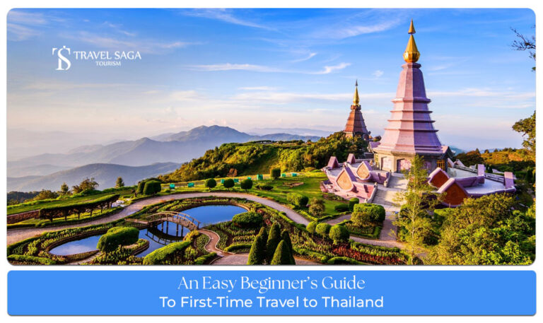 First Time Travel to Thailand Blog Banner by Travel Saga Tourism