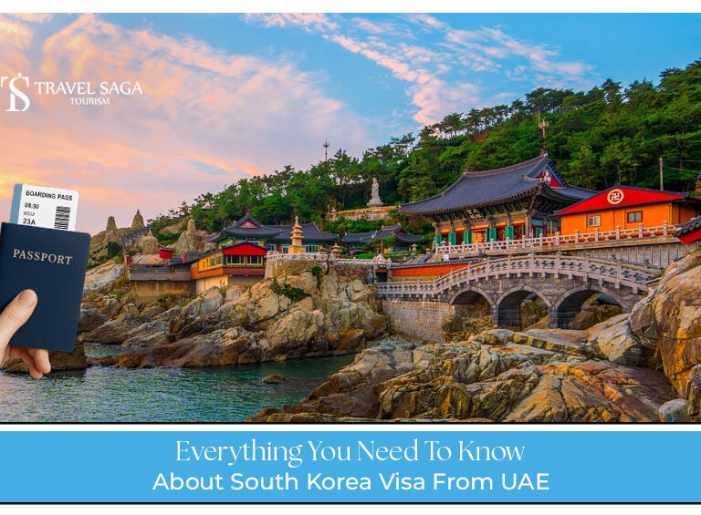 Korea visa for UAE residents Blog Banner by Travel Saga Tourism