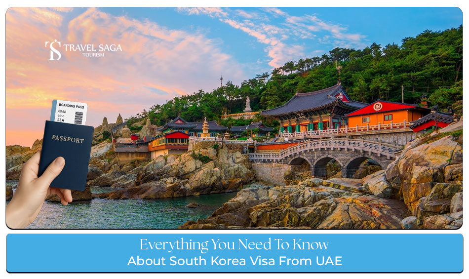 Korea visa for UAE residents Blog Banner by Travel Saga Tourism