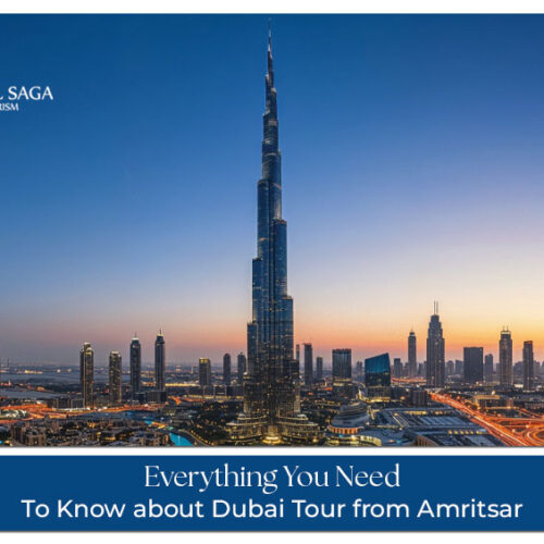 Dubai tour from Amritsar blog banner by Travel Saga Tourism
