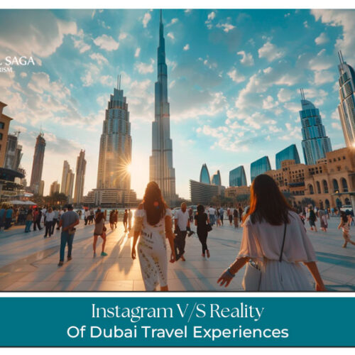 Dubai travel experience Blog Banner By Travel Saga Tourism