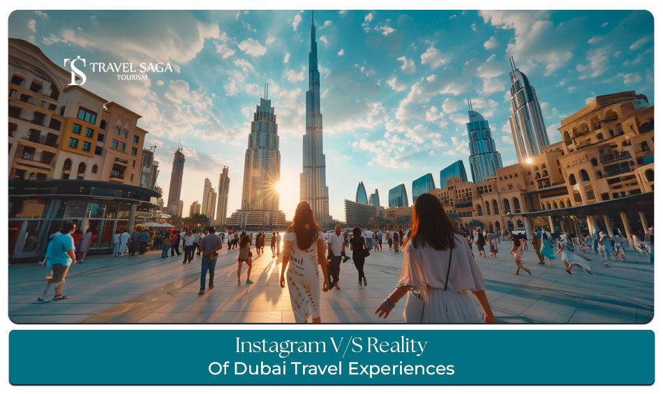 Dubai travel experience Blog Banner By Travel Saga Tourism