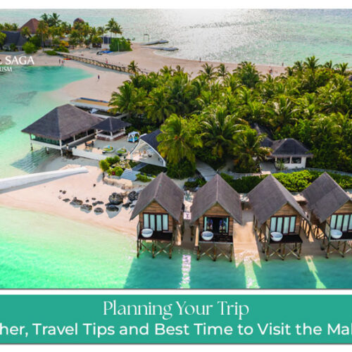 Best Time to Visit the Maldives Blog Banner by Travel Saga Tourism