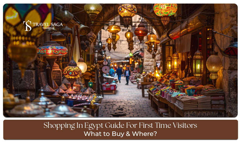 Shopping in Egypt Blog Banner by Travel Saga Tourism