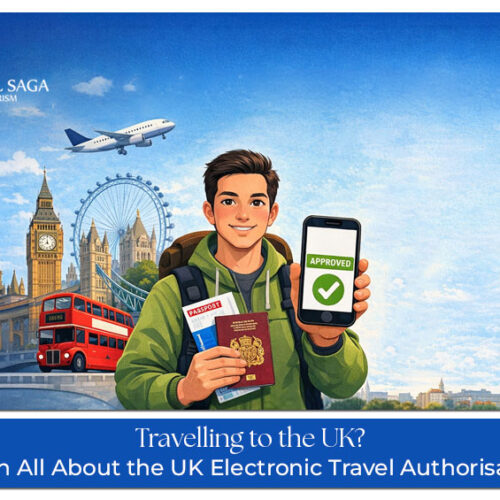 UK Electronic Travel Authorisation Blog Banner By Travel Saga Tourism