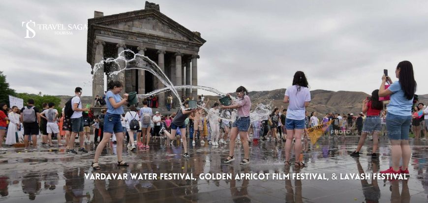 Vardavar Water Festival, Golden Apricot Film Festival, and Lavash Festival