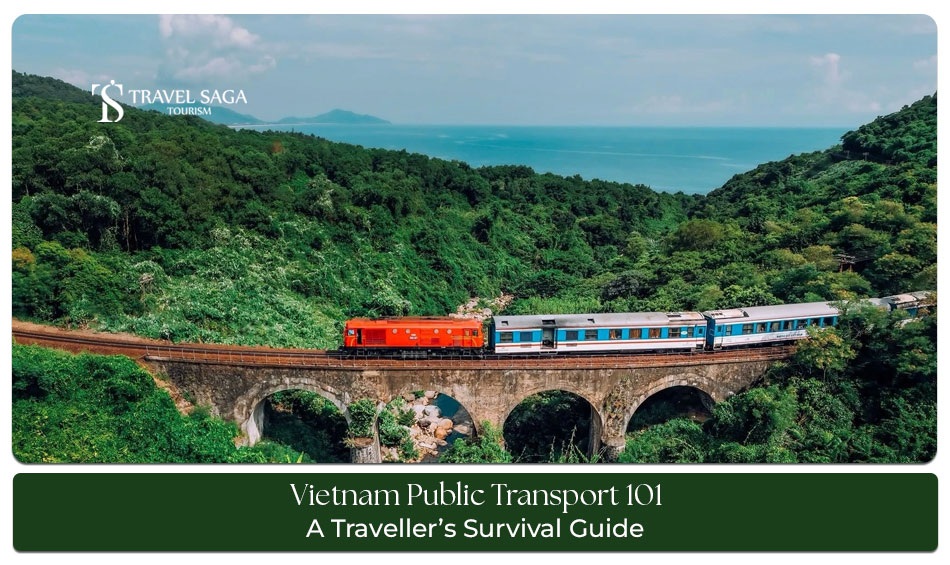 Vietnam public transport blog banner by Travel Saga Tourism