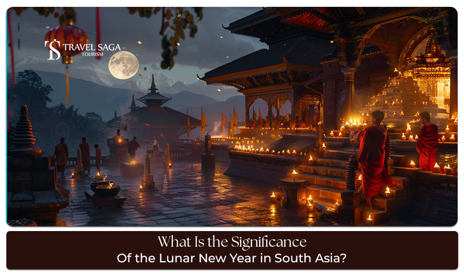 Lunar New Year in South Asia Blog Banner by Travel Saga Tourism