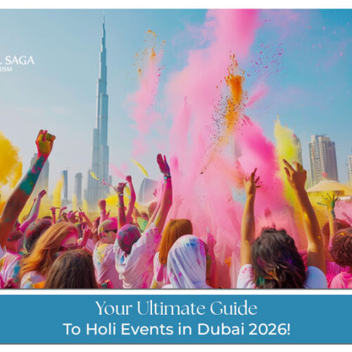 Holi Events in Dubai Blog Banner By Travel Saga Tourism