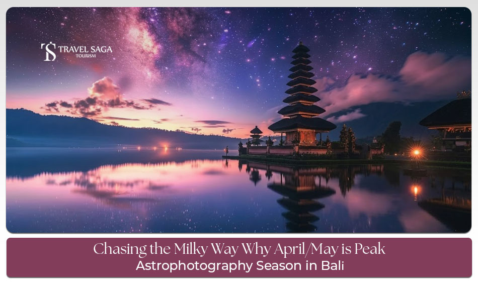 Milky Way over Bali in April