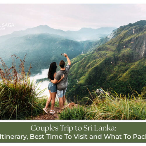 Romantic couples trip to Sri Lanka with beach and nature views