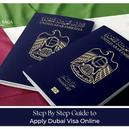 apply Dubai visa online Blog Banner by Travel Saga Tourism