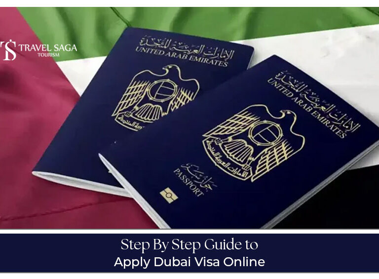 apply Dubai visa online Blog Banner by Travel Saga Tourism
