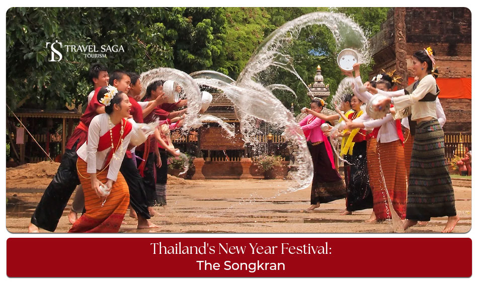 Thailand New Year festival Blog Banner by Travel Saga Tourism