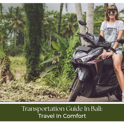 Transportation Guide in Bali Blog Banner by Travel Saga Tourism