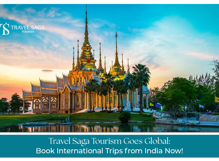 International Trips from India Blog Banner by Travel Saga Tourism