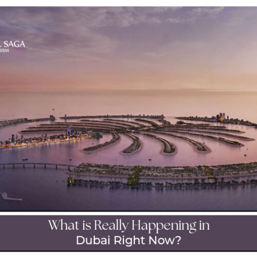 What's Happening in Dubai Blog banner by Travel Saga Tourism