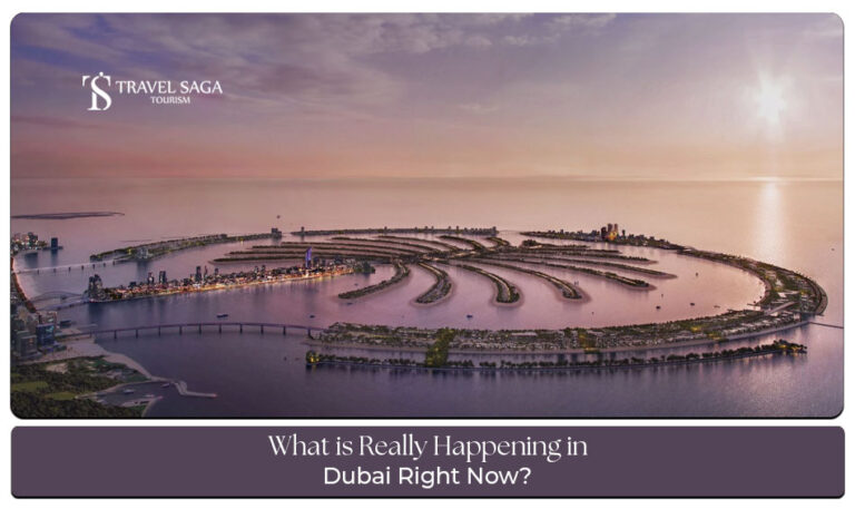What's Happening in Dubai Blog banner by Travel Saga Tourism