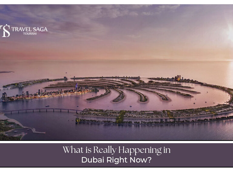 What's Happening in Dubai Blog banner by Travel Saga Tourism