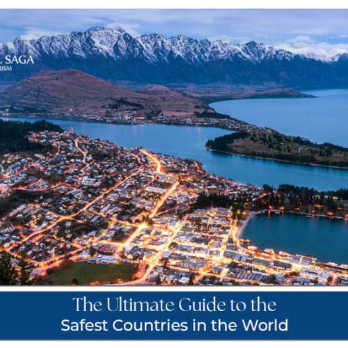 Safest Countries in the World Blog Banner by Travel Saga Tourism