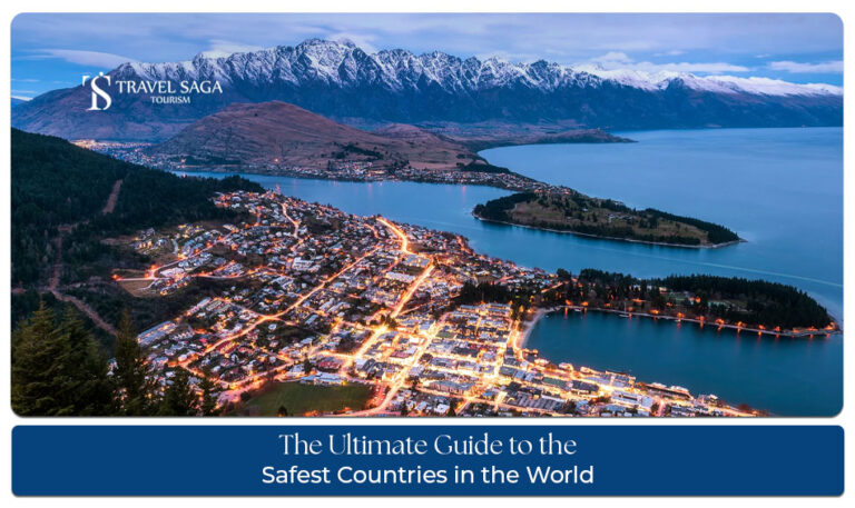 Safest Countries in the World Blog Banner by Travel Saga Tourism