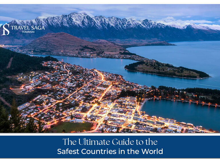 Safest Countries in the World Blog Banner by Travel Saga Tourism