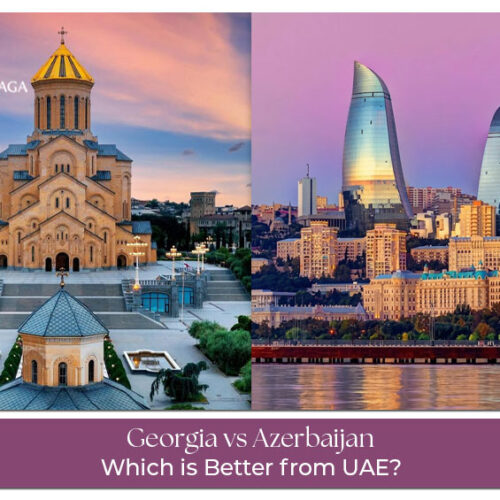 Georgia vs Azerbaijan travel comparison from UAE