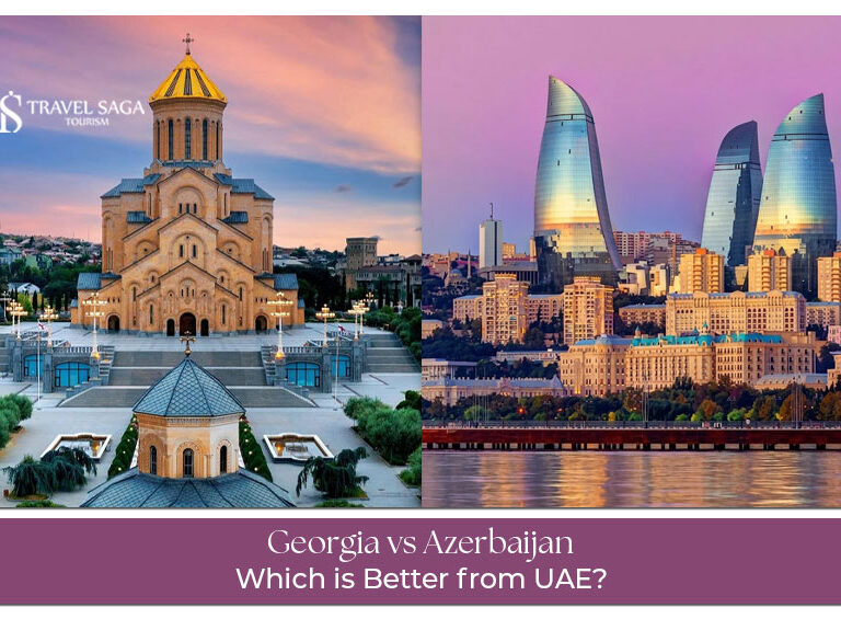 Georgia vs Azerbaijan travel comparison from UAE