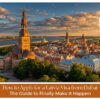 Latvia tourist visa for UAE residents