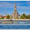 Thailand visa-free stay update