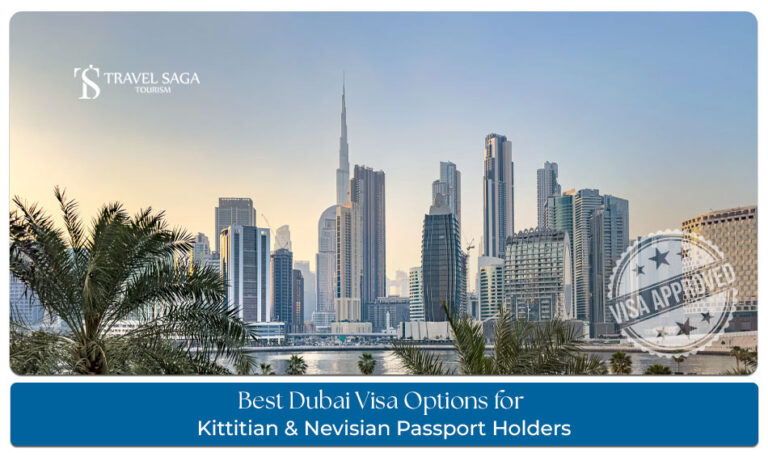 UAE visa types for St Kitts and Nevis citizens process