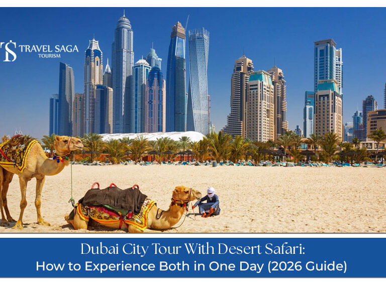Dubai tour package with desert safari and city highlights