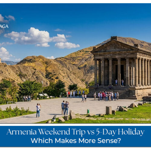 Armenia weekend trip vs 5-day holiday comparison for sightseeing and experiences