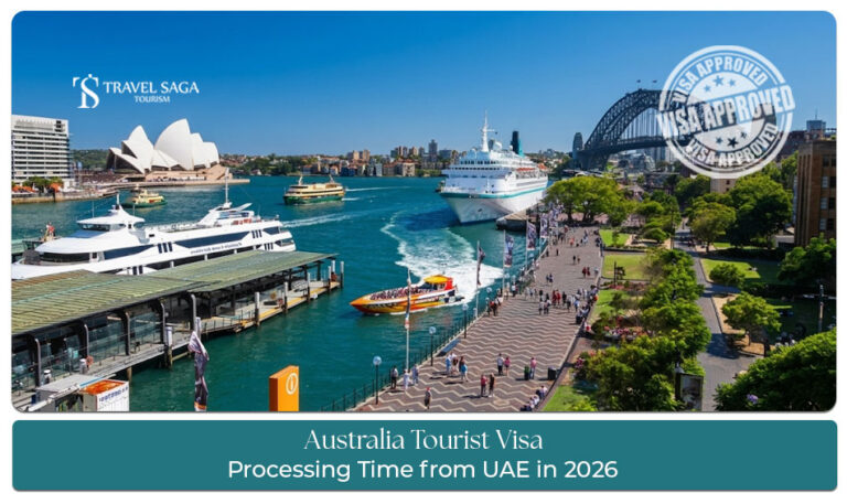 Australia tourist visa processing time from UAE in 2026 with application timeline