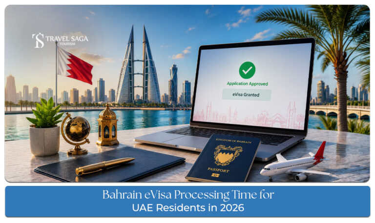 Bahrain eVisa processing time for UAE residents in 2026 with travel documents