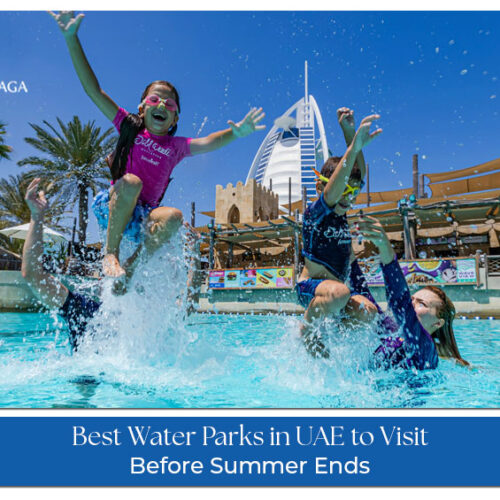 Popular water parks in the UAE featuring water slides, wave pools, and family attractions