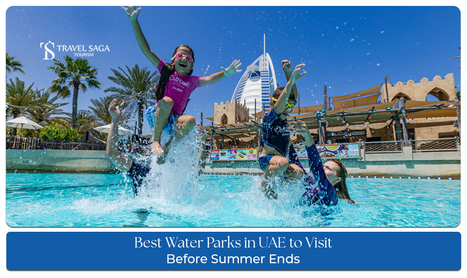 Popular water parks in the UAE featuring water slides, wave pools, and family attractions